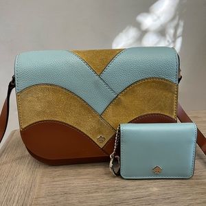 Kate Spade New York Nadine Patchwork Medium Flap Shoulder Bag